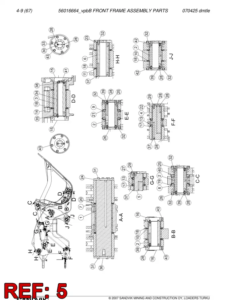02945130 029 451 30 Clevis pin - Sandvik Technical Drawing