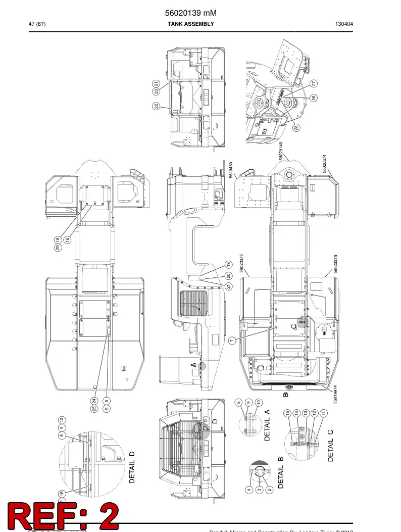 02949660 029 496 60 Pin, Towing - Sandvik Technical Drawing