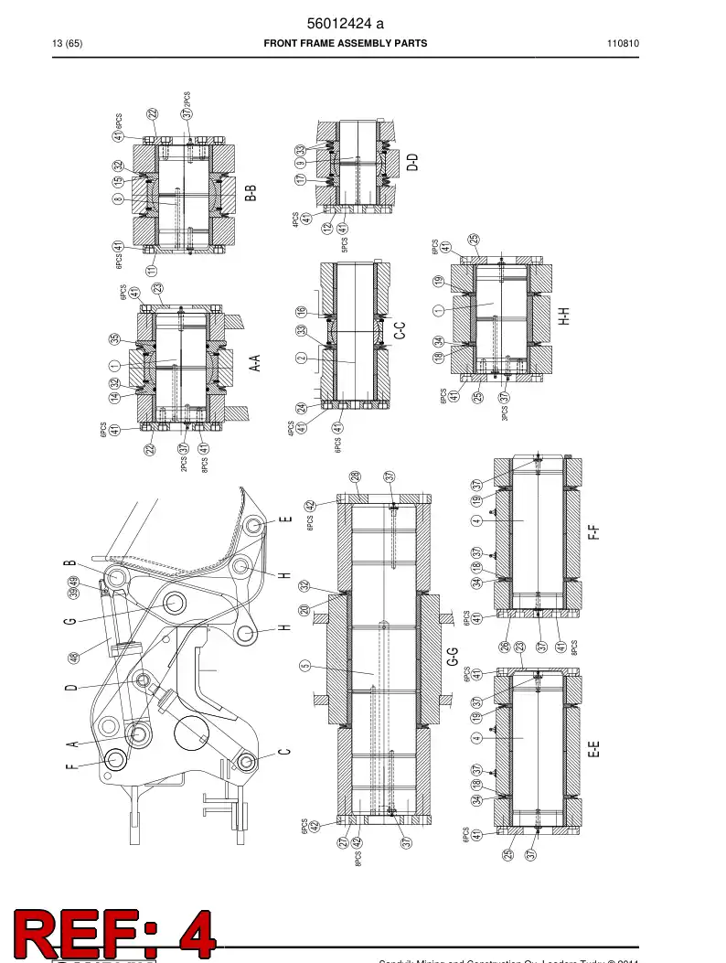 02950870 029 508 70 Clevis pin - Sandvik Technical Drawing