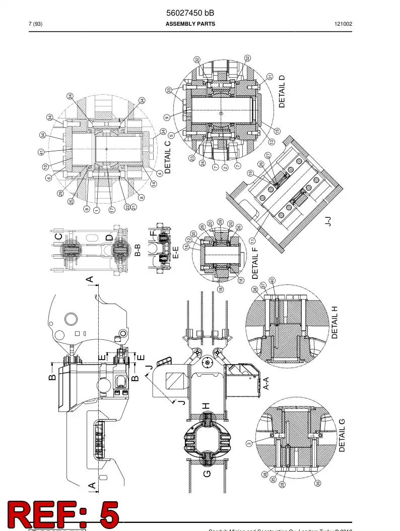 02956560 029 565 60 Cover - Sandvik Technical Drawing