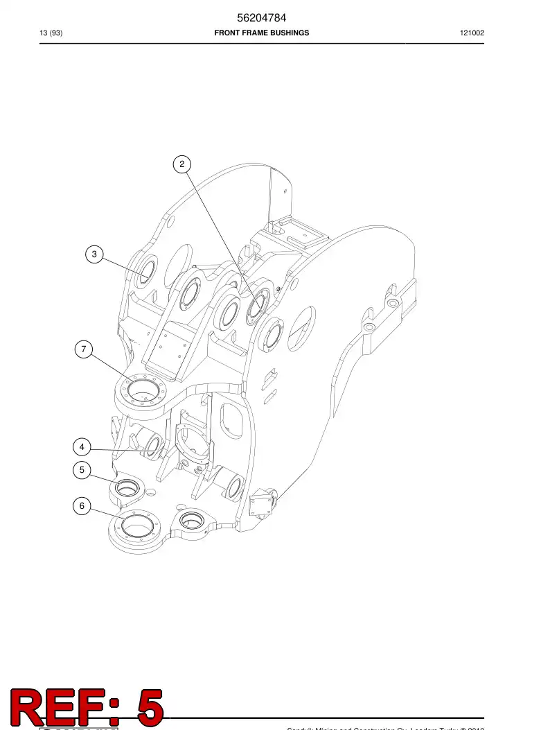 02956680 029 566 80 Bushing - Sandvik Technical Drawing
