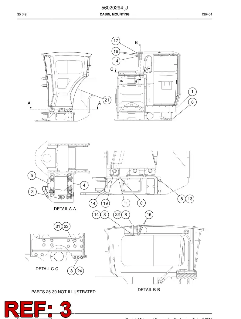 02967820 029 678 20 Supporting block - Sandvik Technical Drawing