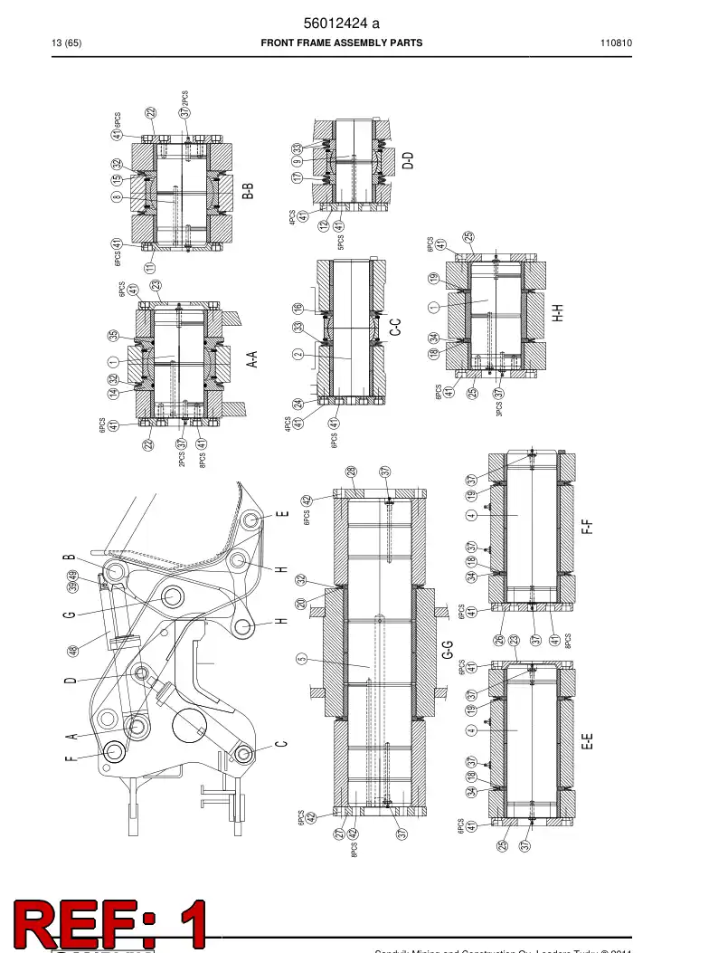02971790 029 717 90 Clevis pin - Sandvik Technical Drawing
