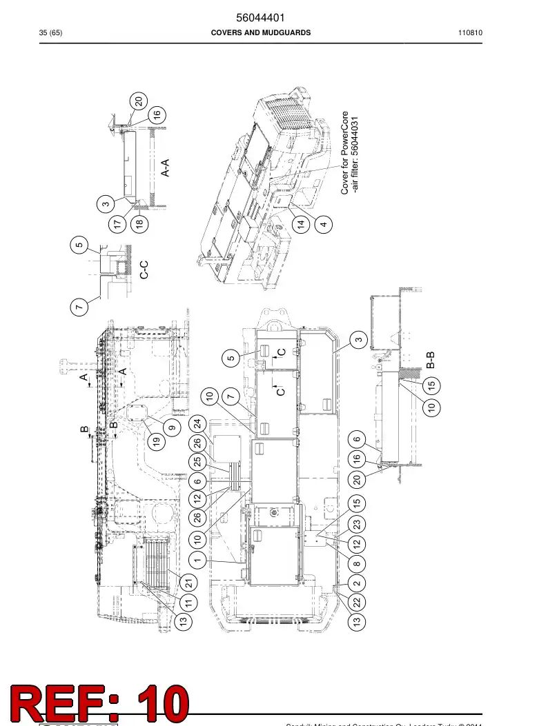 02982390 029 823 90 Supporting block - Sandvik Technical Drawing