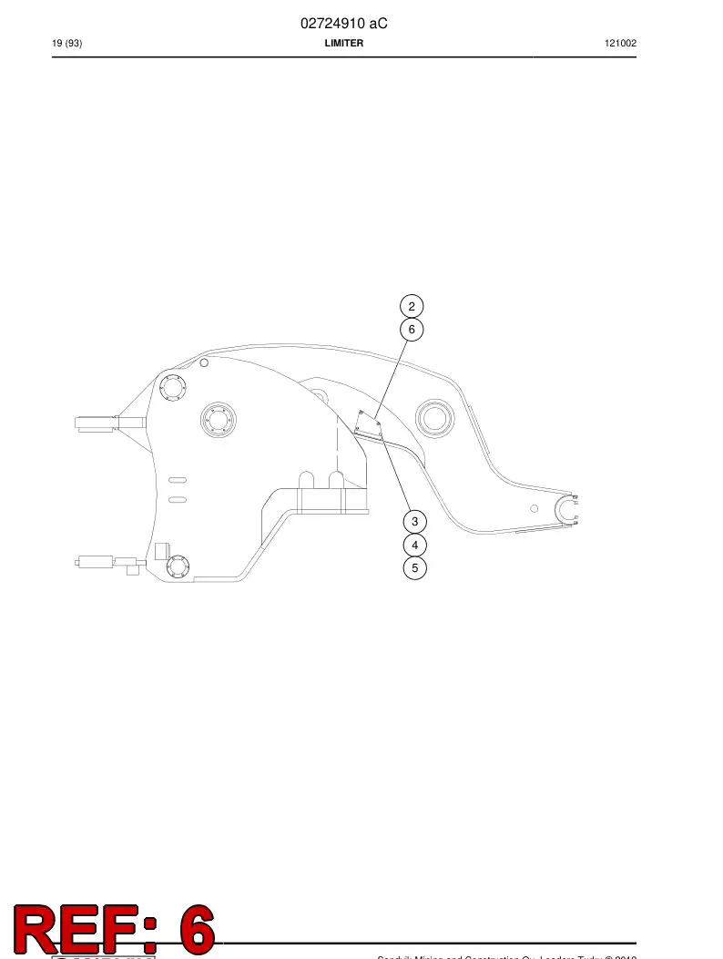 02986760 029 867 60 Shim - Sandvik Technical Drawing