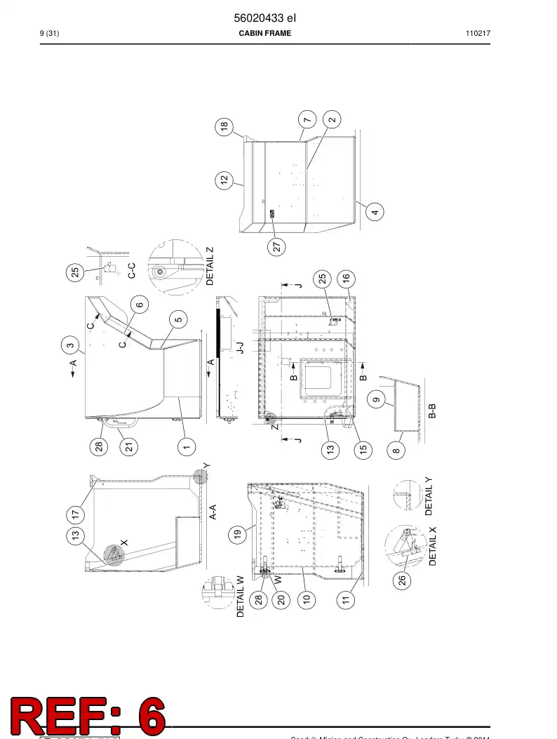 02991770 029 917 70 Plate - Sandvik Technical Drawing