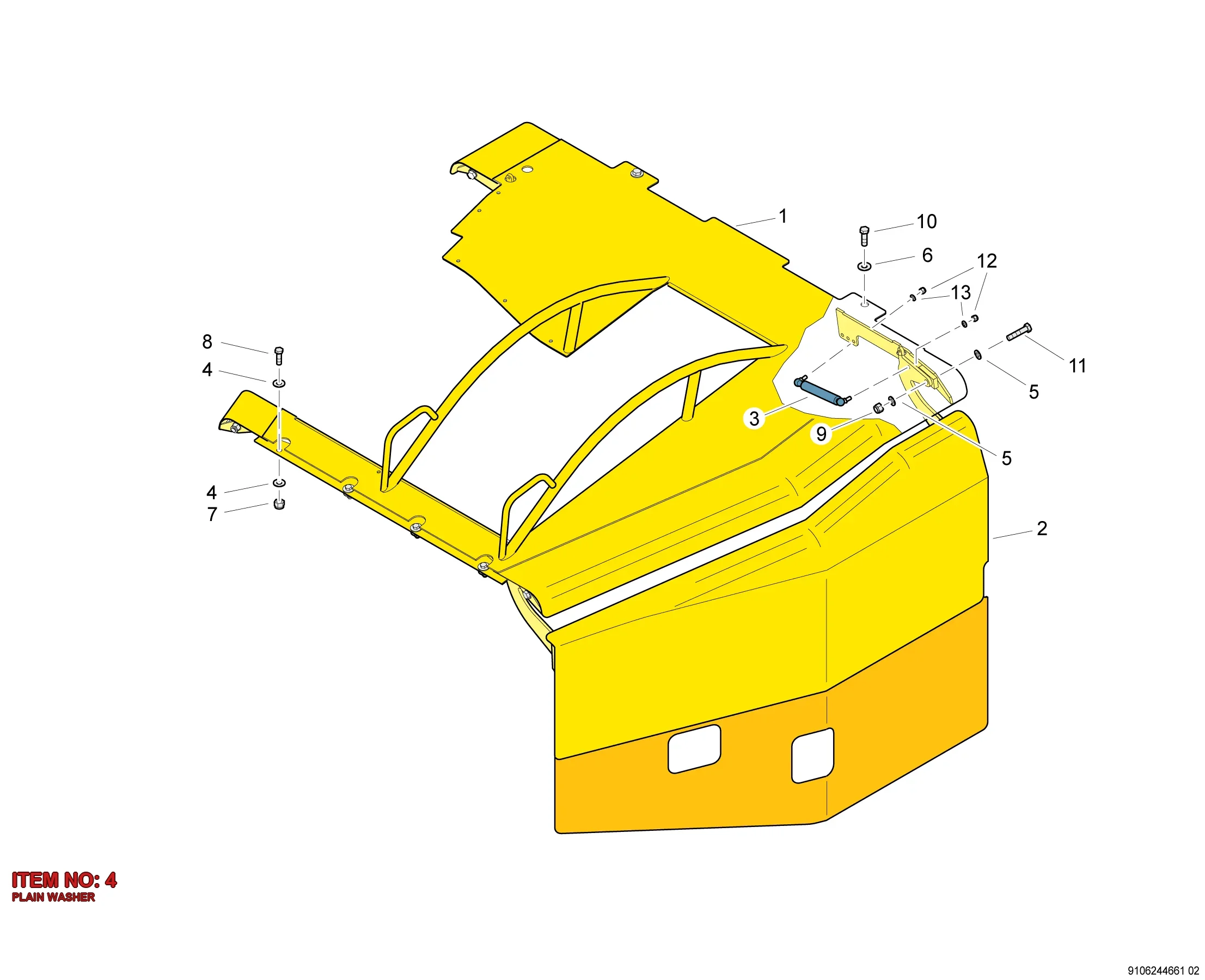 0300 0276 67 PLAIN WASHER - Technical Drawing