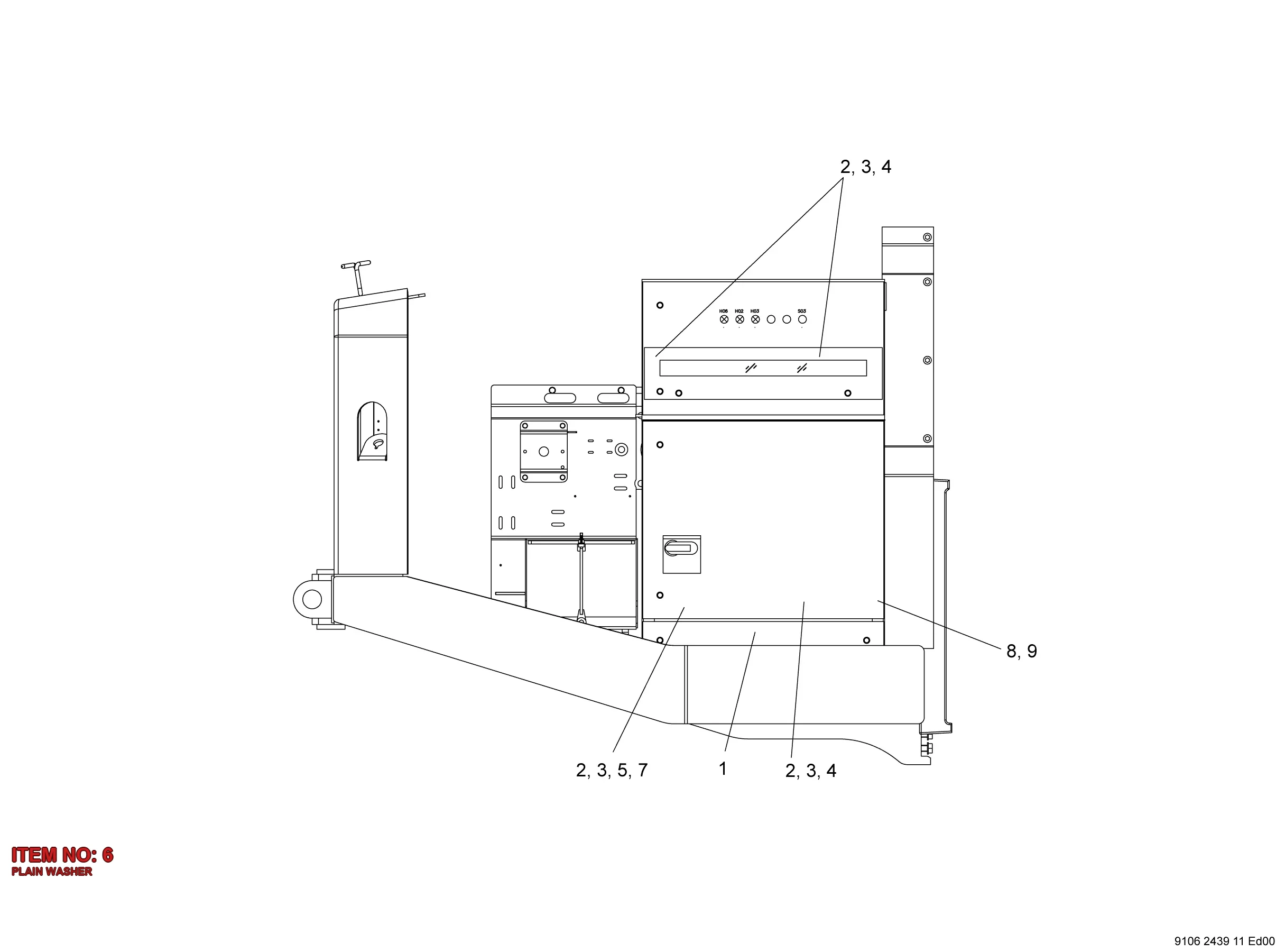 0300 8010 00 PLAIN WASHER - Technical Drawing