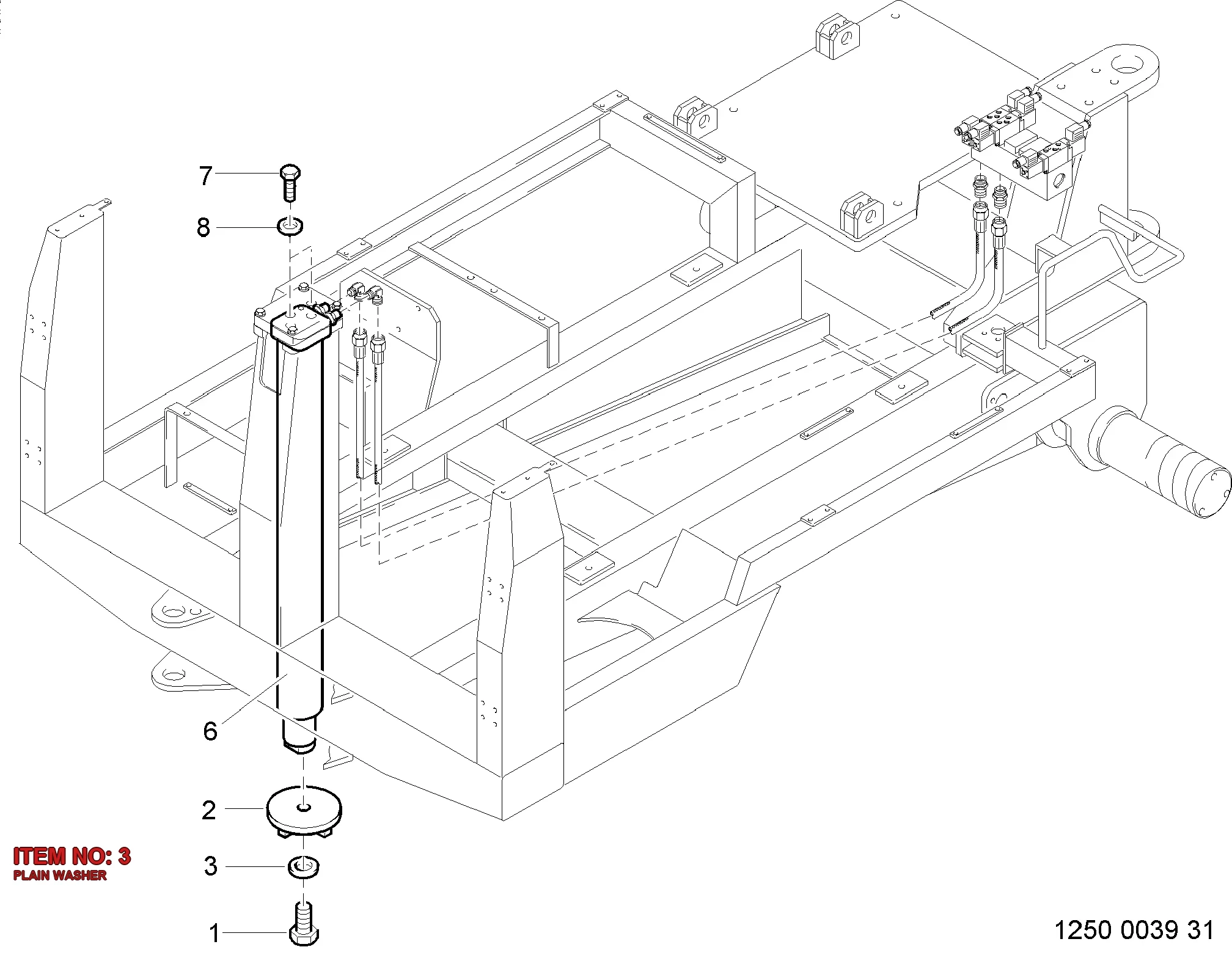0301 2421 00 PLAIN WASHER - Technical Drawing