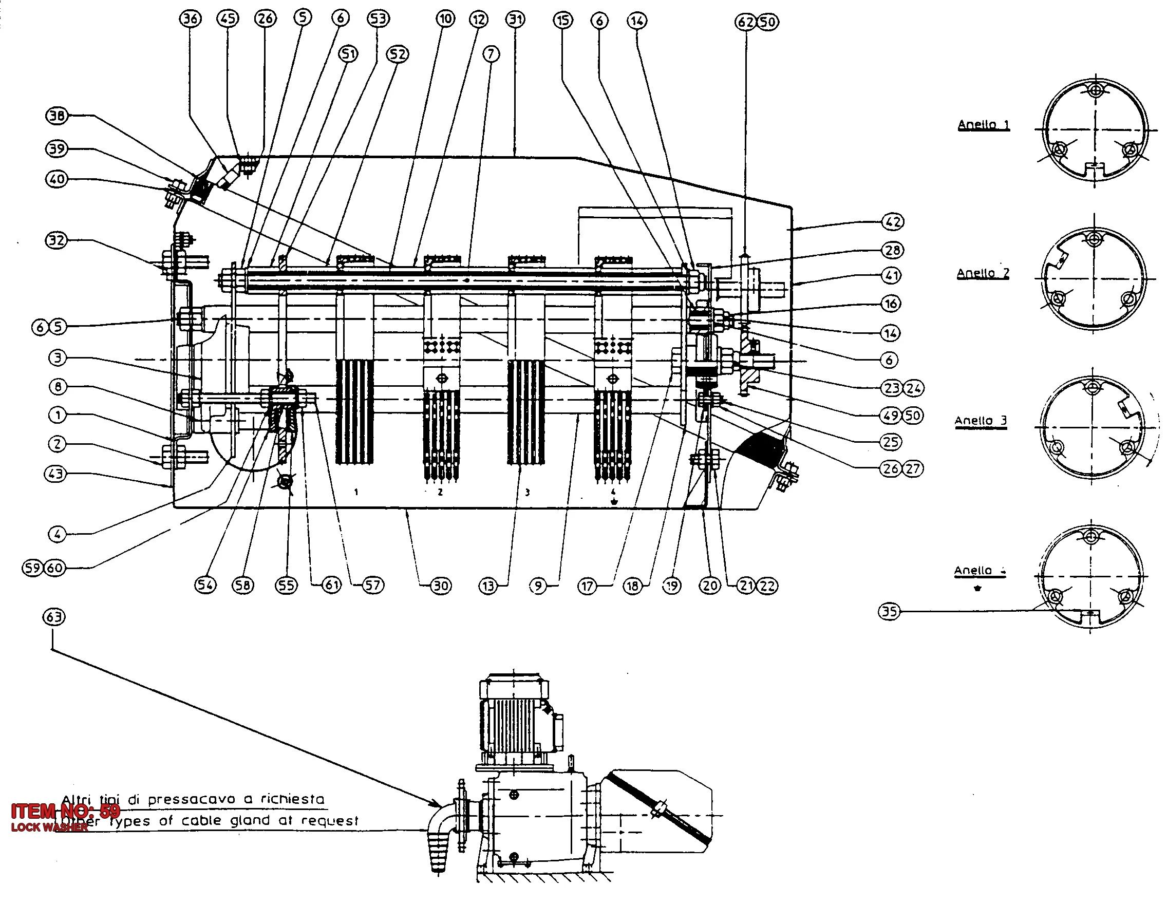 0333 3127 00 LOCK WASHER - Technical Drawing