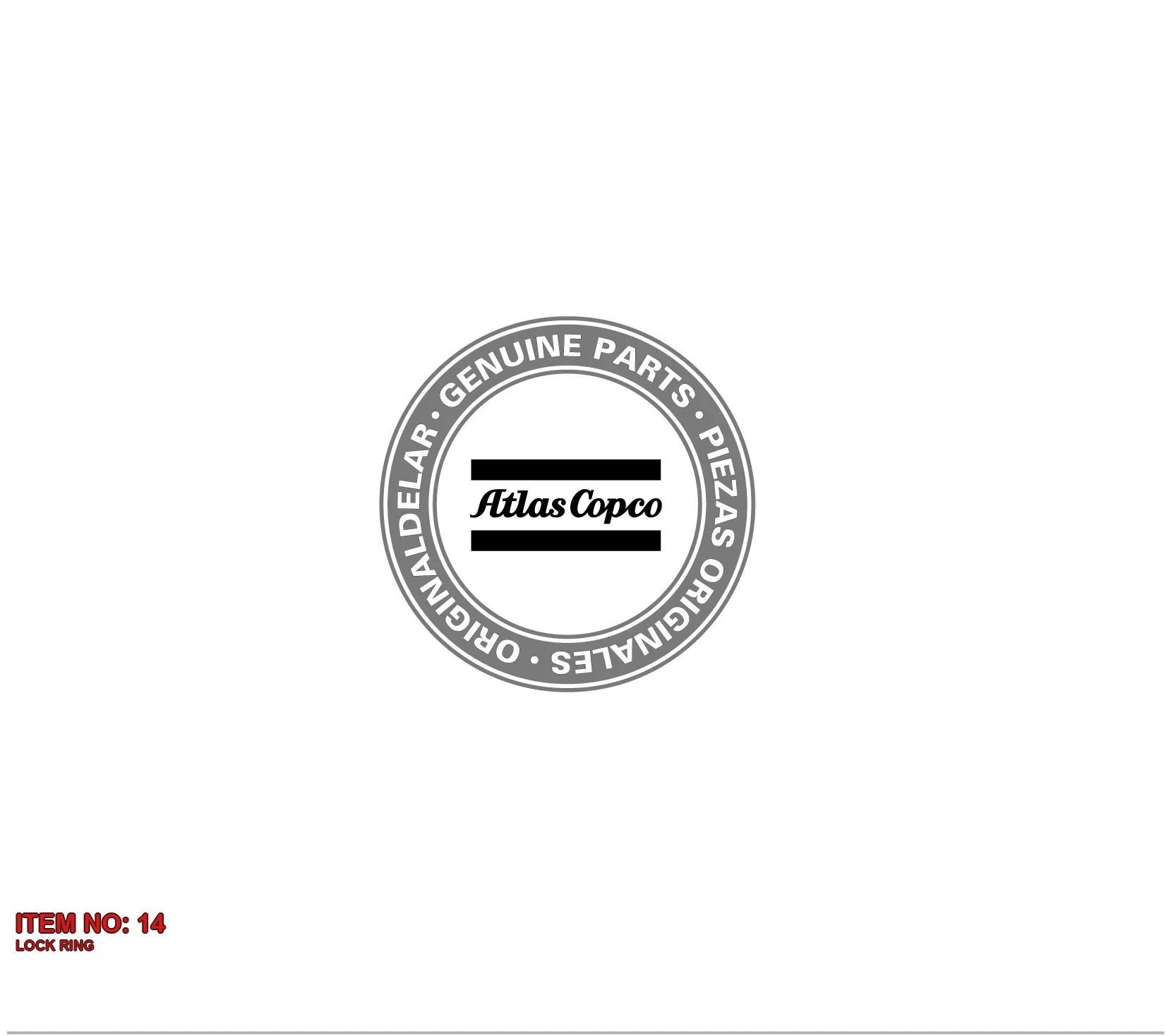 0335 3500 10 – LOCK RING - Technical Drawing