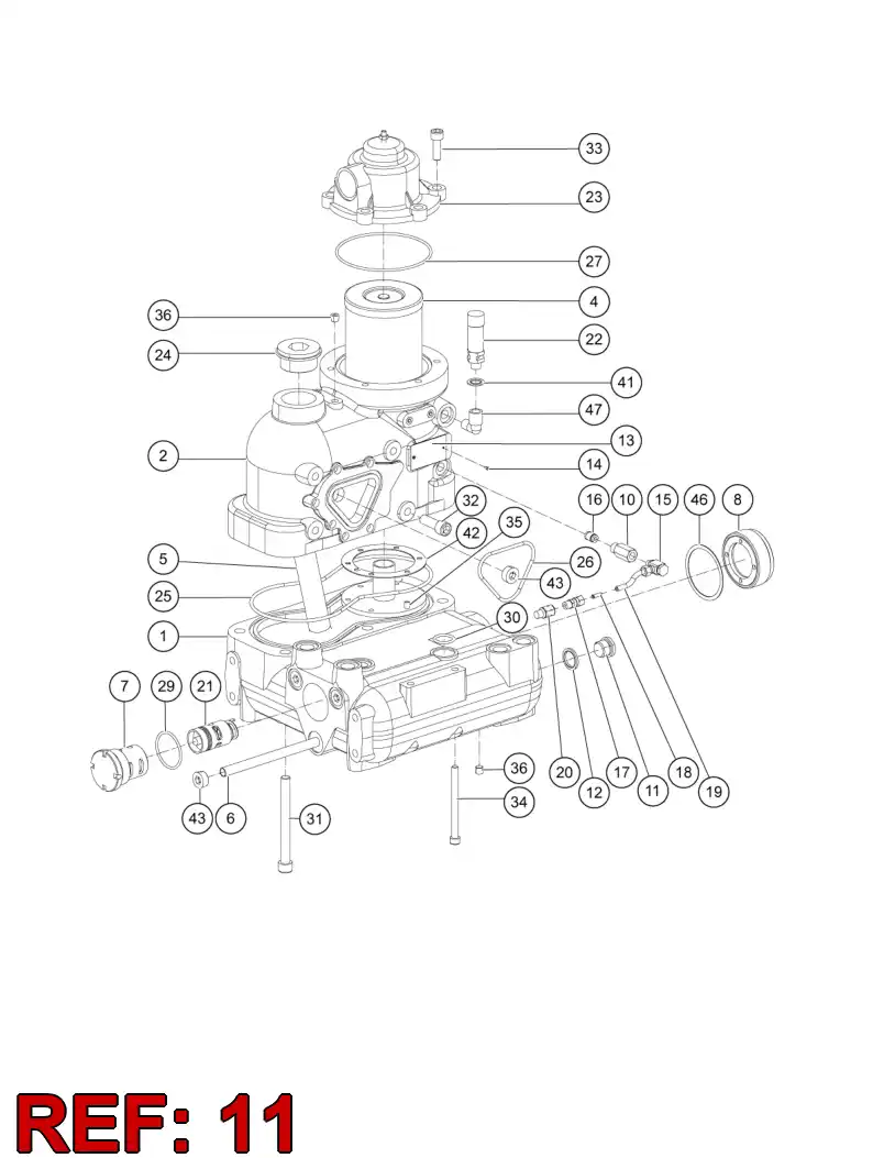 03381178 033 811 78 CONECTOR - Sandvik Technical Drawing
