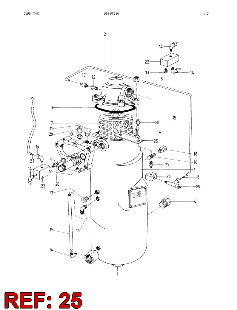 03425698 034 256 98 BRACKET - Sandvik Technical Drawing