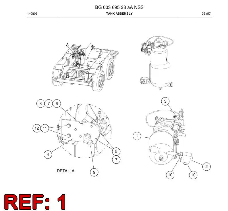 03467591e 034 675 91e Oil Separator - Sandvik Technical Drawing