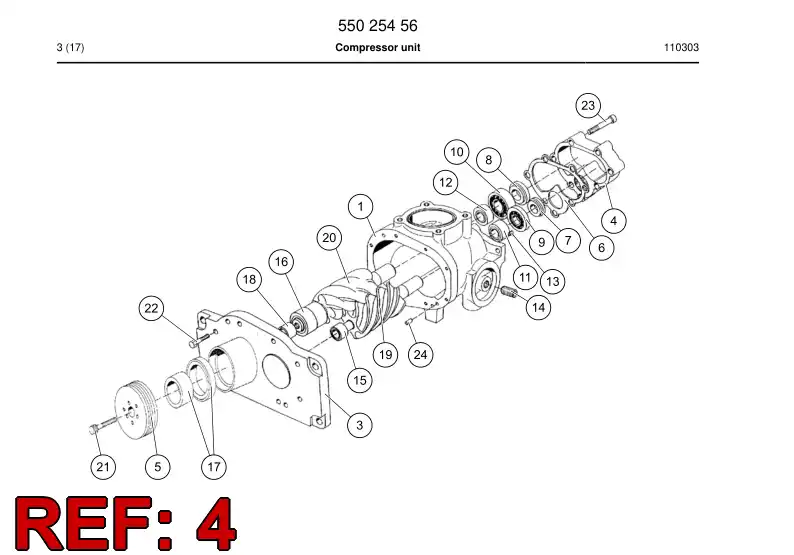 03778558 037 785 58 OUTLET COVER - Sandvik Technical Drawing