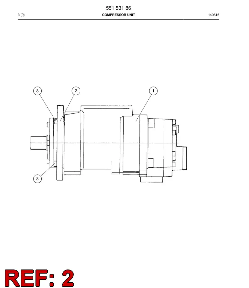 03790668a 037 906 68a ADAPTER - Sandvik Technical Drawing