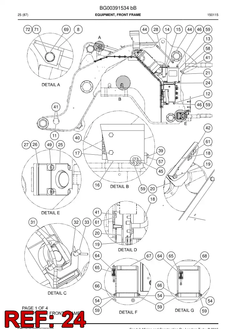 04000039 040 000 39 Damper - Sandvik Technical Drawing