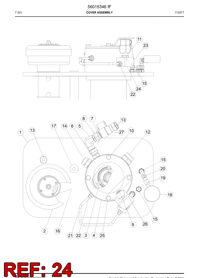 04004089 040 040 89 Plate, Mounting - Sandvik Technical Drawing
