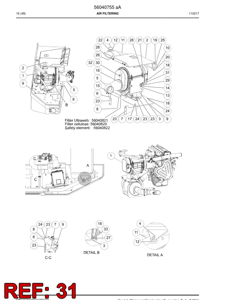04110503 041 105 03 Connector - Sandvik Technical Drawing