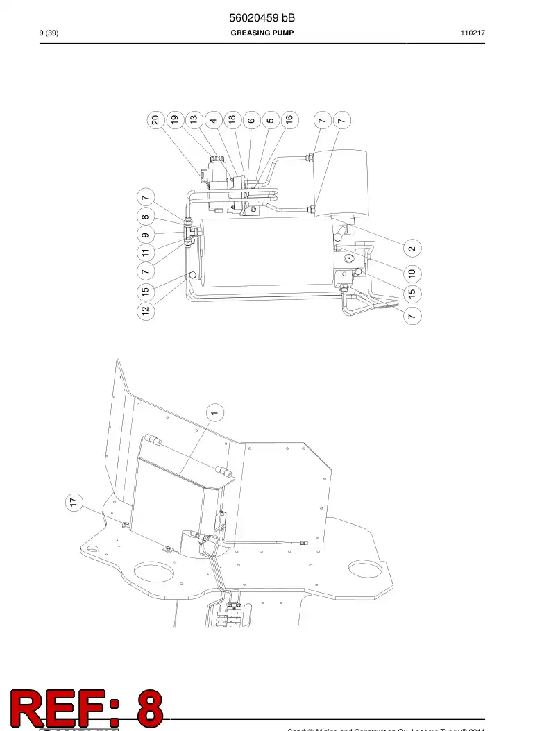 04130141 041 301 41 Adapter (hydraulic) - Sandvik Technical Drawing