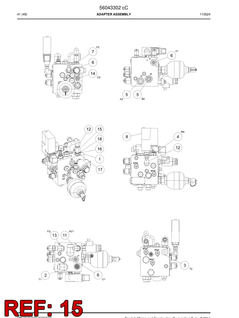 04130176 041 301 76 Sleeve collar - Sandvik Technical Drawing