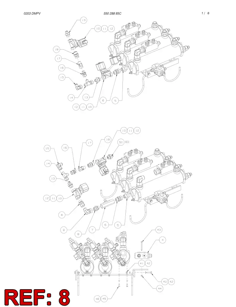04180318 041 803 18 ADAPTER (HYDRAULIC) - Sandvik Technical Drawing