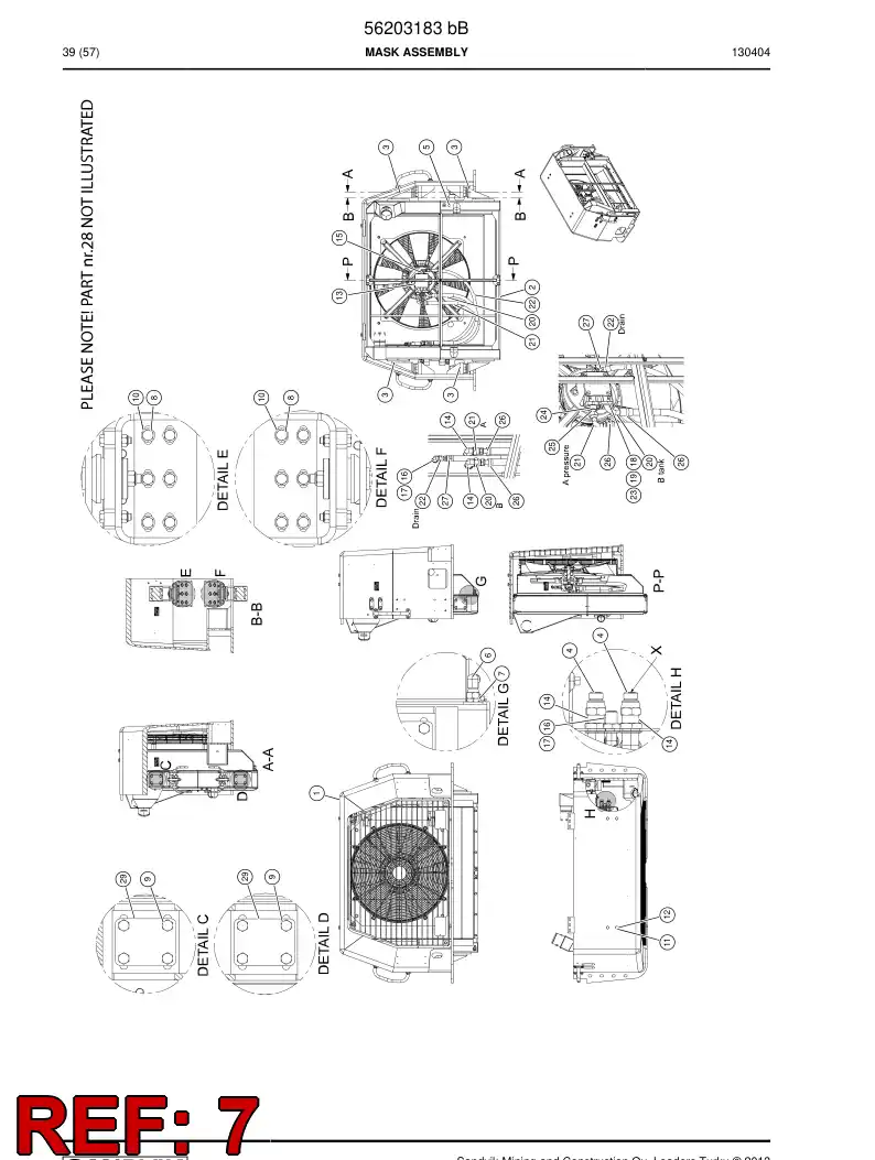 04180369 041 803 69 Connector - Sandvik Technical Drawing
