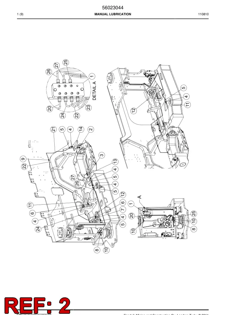 04180402 041 804 02 Elbow adapter - Sandvik Technical Drawing