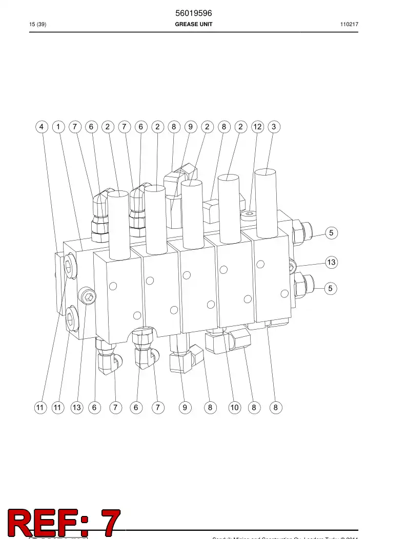04180601 041 806 01 Adapter, Elbow - Sandvik Technical Drawing