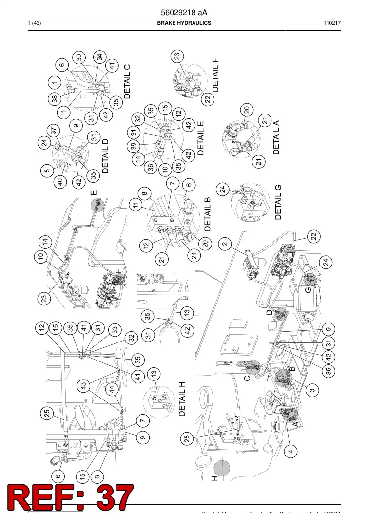 04182005 041 820 05 Adapter (hydraulic) - Sandvik Technical Drawing