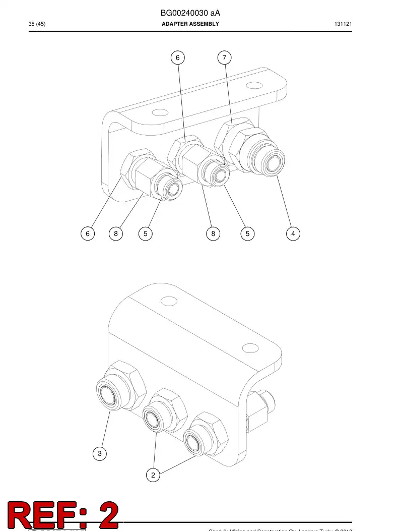 04182073 041 820 73 Connector - Sandvik Technical Drawing