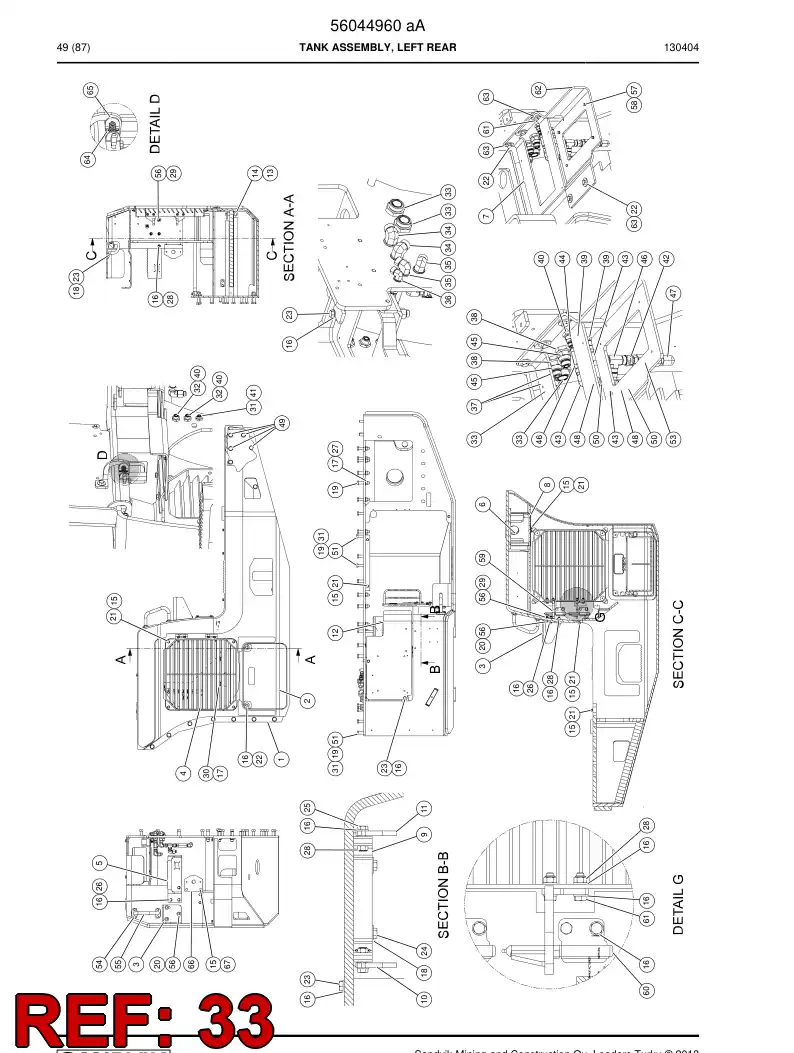 04182076 041 820 76 Connector - Sandvik Technical Drawing