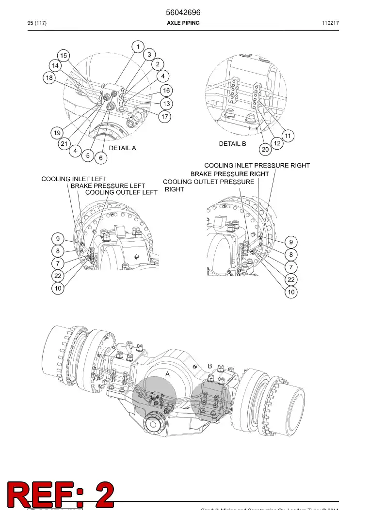 04182202 041 822 02 Adapter (hydraulic) - Sandvik Technical Drawing