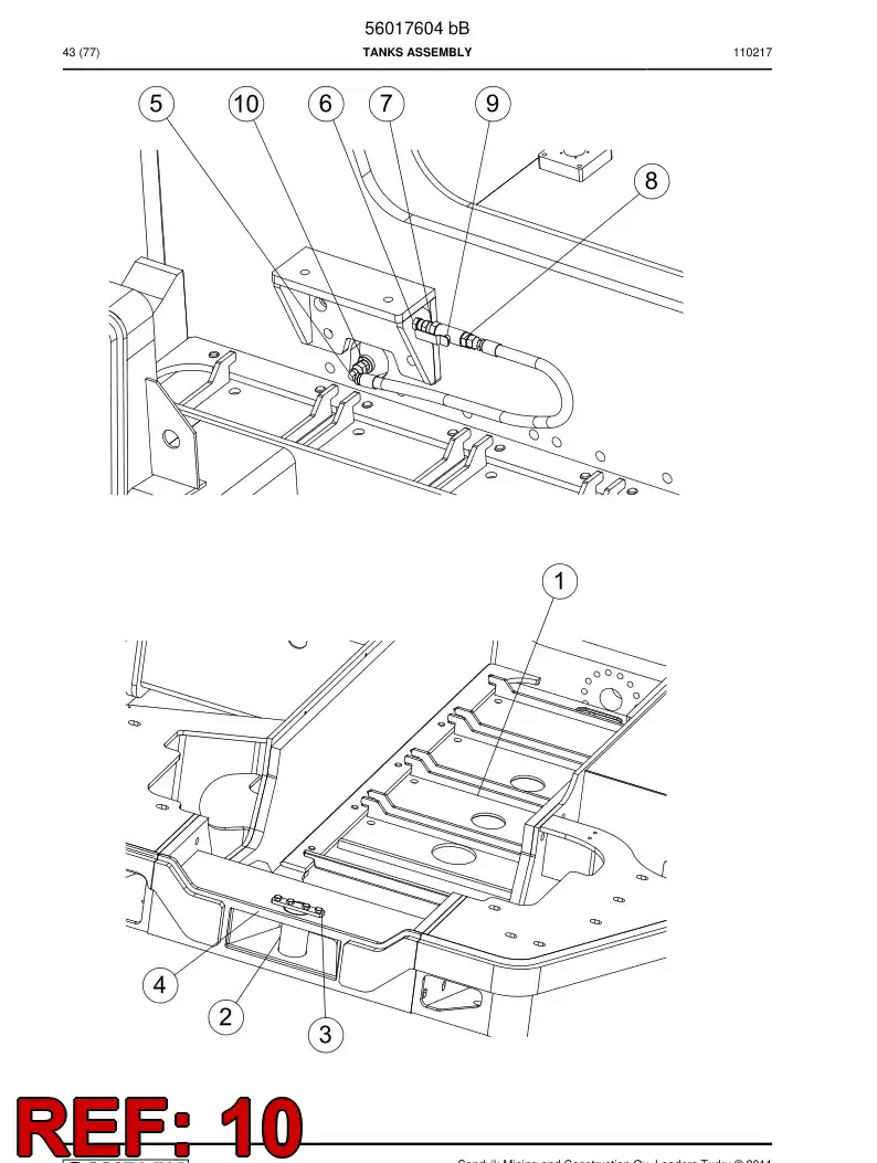 04182215 041 822 15 Adapter (hydraulic) - Sandvik Technical Drawing