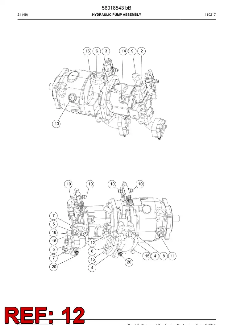 04182385 041 823 85 Adapter, Elbow - Sandvik Technical Drawing