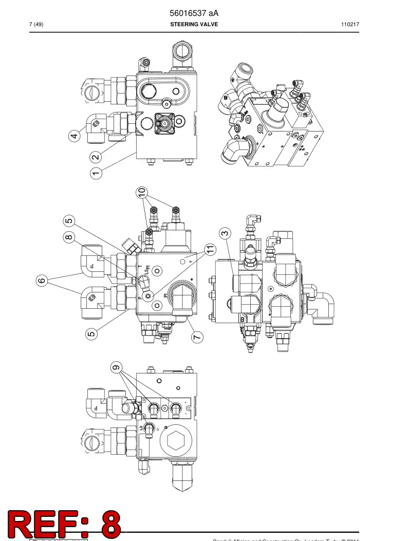 04182401 041 824 01 Adapter, Elbow - Sandvik Technical Drawing