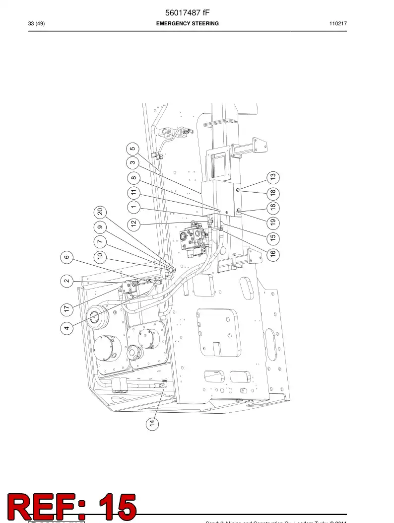 04182422 041 824 22 Adapter, Elbow - Sandvik Technical Drawing