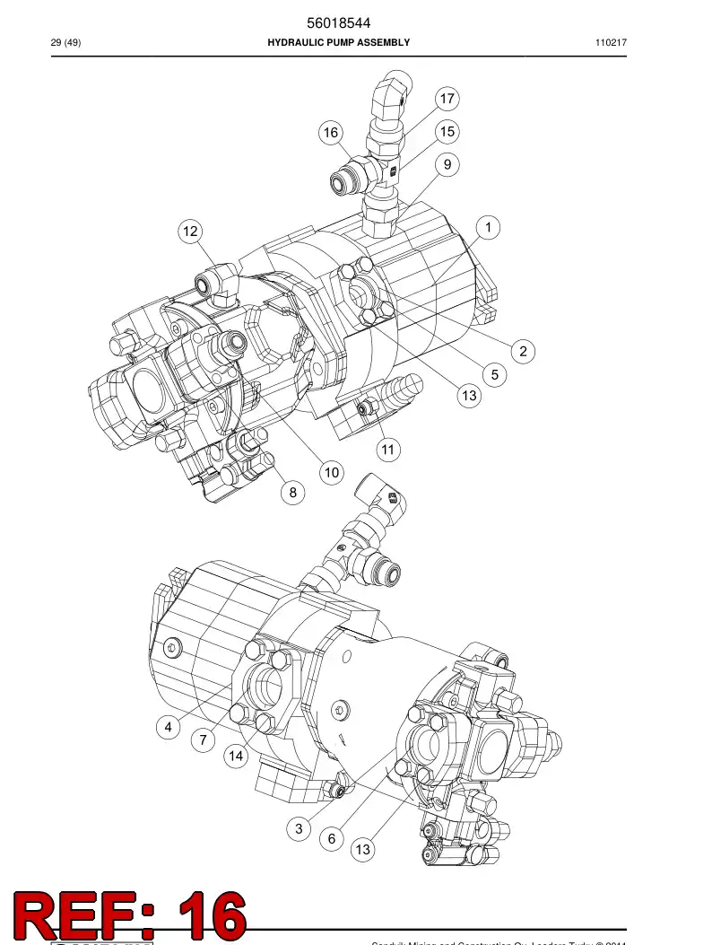 04182781 041 827 81 Connector - Sandvik Technical Drawing