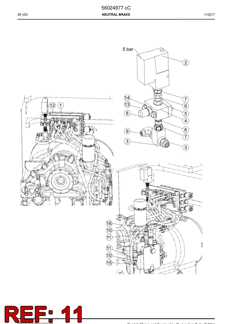 04182803 041 828 03 Nut - Sandvik Technical Drawing
