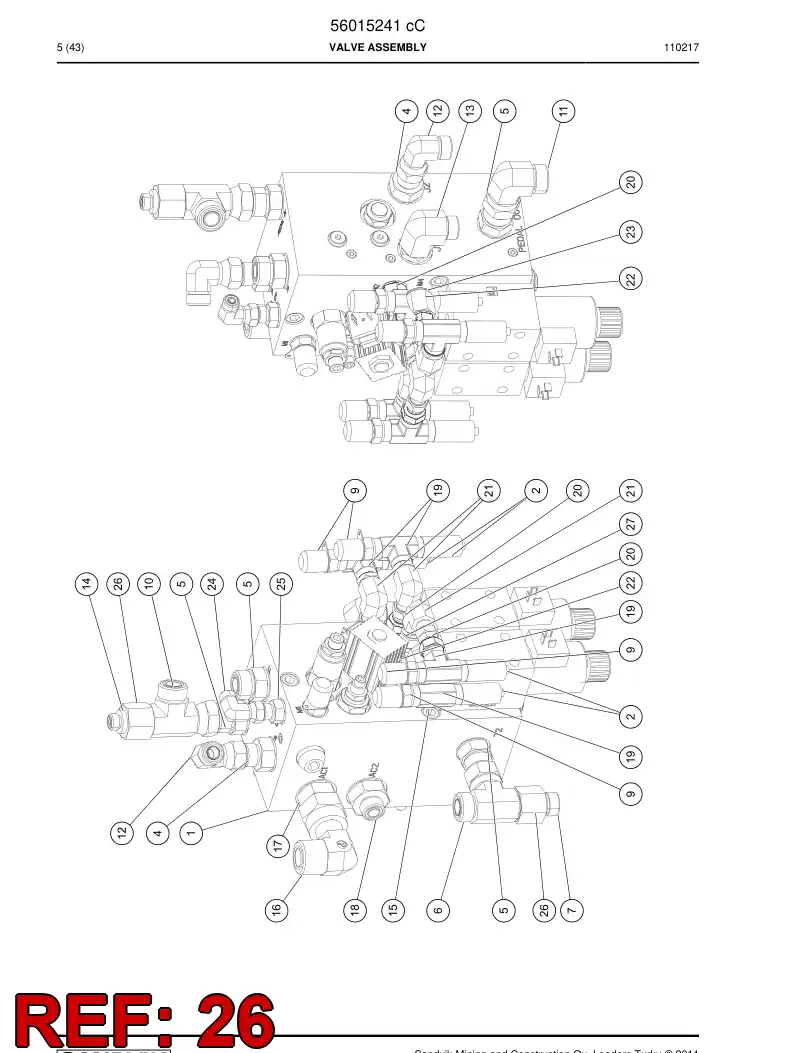 04182806 041 828 06 Nut - Sandvik Technical Drawing