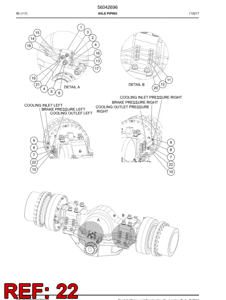 04182808 041 828 08 Nut - Sandvik Technical Drawing