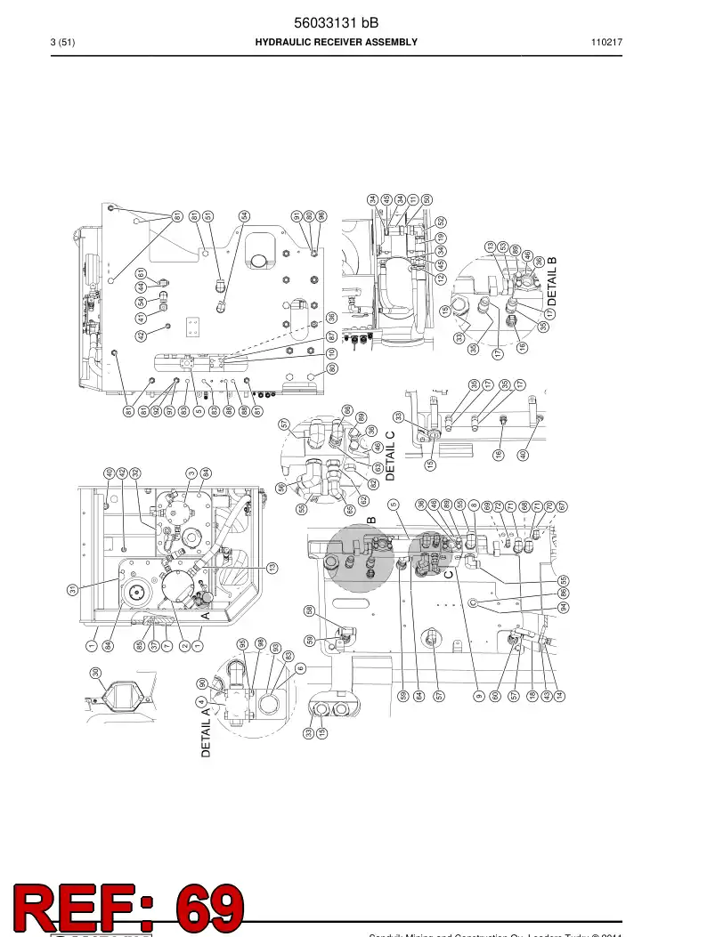 04182825 041 828 25 Nut - Sandvik Technical Drawing