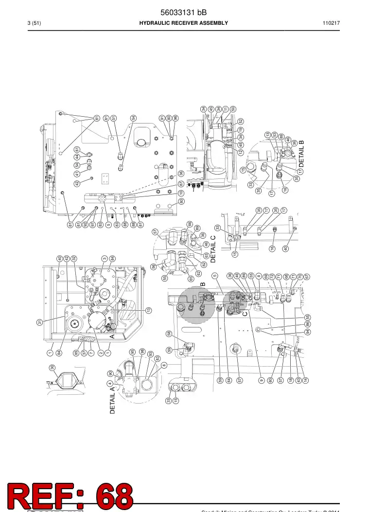 04182828 041 828 28 Nut - Sandvik Technical Drawing