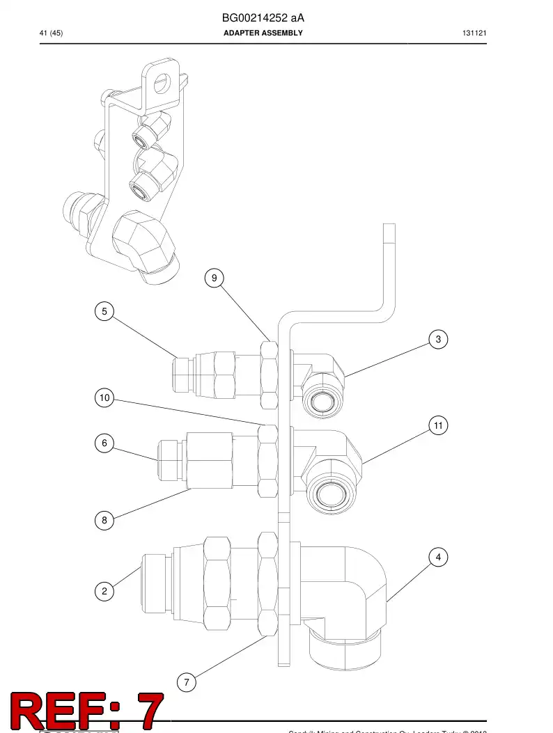 04182830 041 828 30 Nut - Sandvik Technical Drawing
