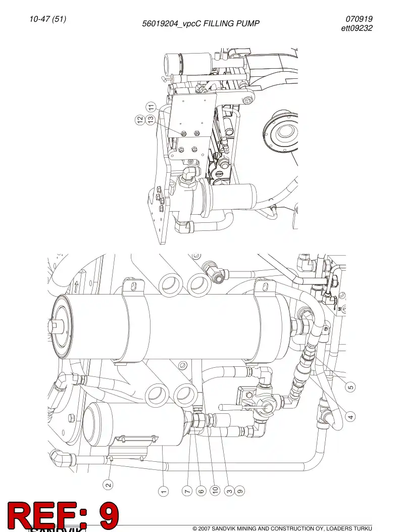 04182915 041 829 15 Plug - Sandvik Technical Drawing