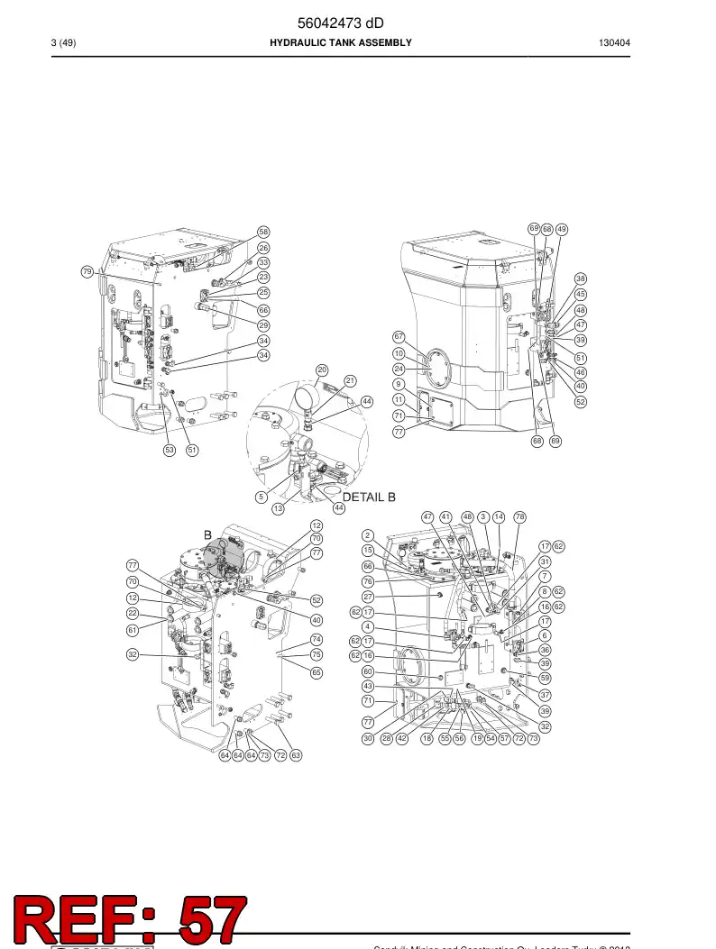 04190065 041 900 65 Cap - Sandvik Technical Drawing