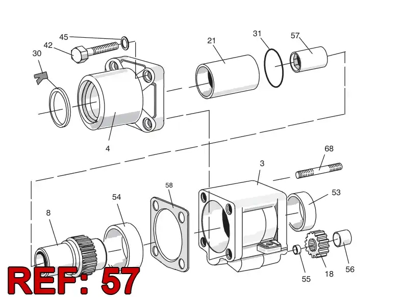 04194138 041 941 38 Sleeve, Drill - Sandvik Technical Drawing