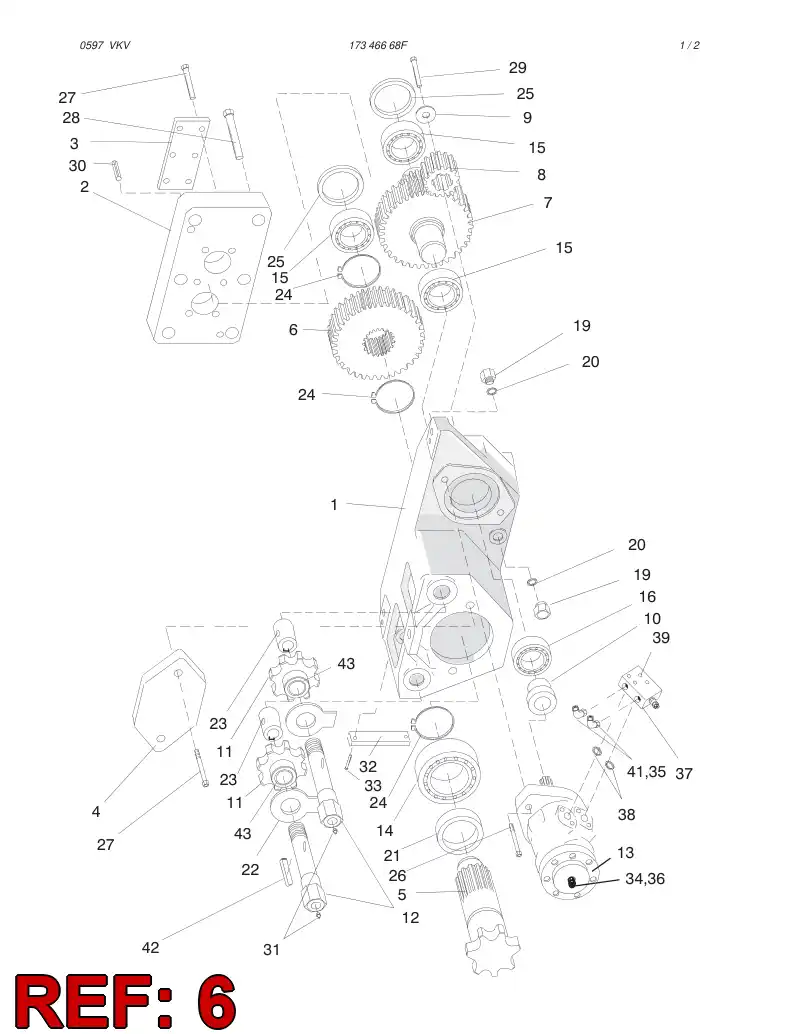 04196288 041 962 88 GEAR - Sandvik Technical Drawing