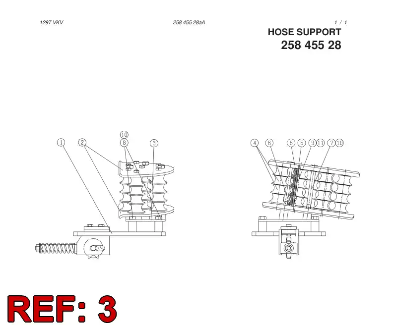 04259618 042 596 18 FRAME - Sandvik Technical Drawing