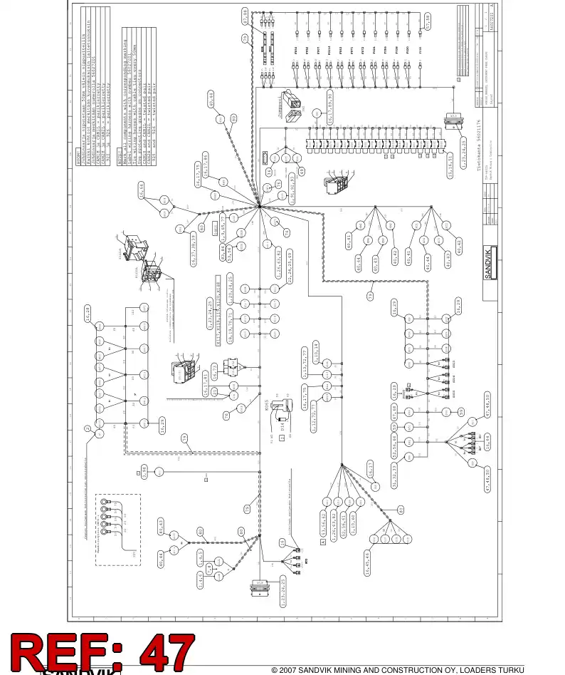 04521042 045 210 42 Connector - Sandvik Technical Drawing